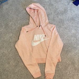 Nike Cropped Pink Women’s Hoodie